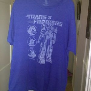 Blue Transformers tshirt